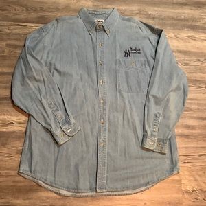 ⚾️NY Yankees Embroidered Denim Shirt⚾️